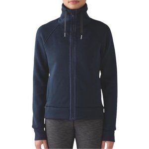 Lululemon Kick The Cold Jacket Inkwell Navy Womens 8